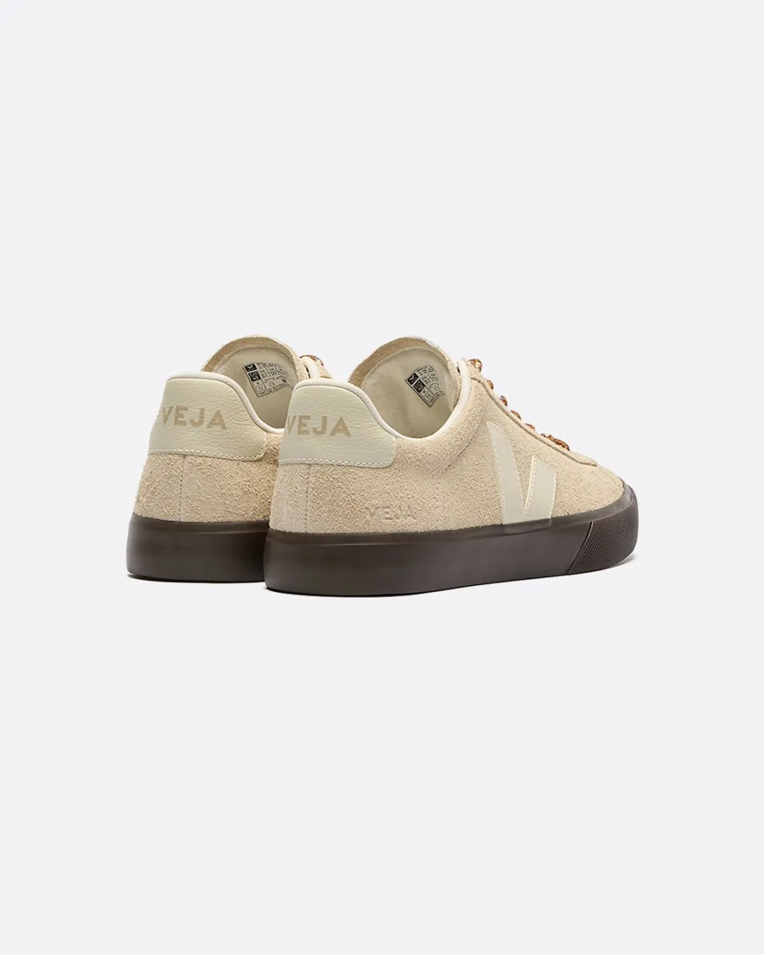 Campo Bej - Beyaz Kadın Sneaker - 4