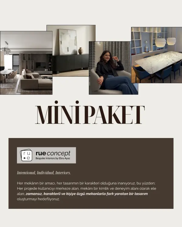 Mini Paket : Online İçmimarlık ve Dekorasyon Hizmeti