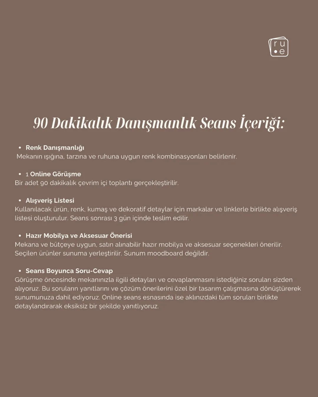 90 Dakikalık Danışmanlık Seansı: Online Danışmanlık ve Mekan Analizi - 4