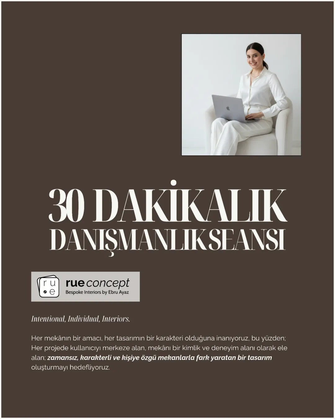 30 Dakikalık Danışmanlık Seansı: Online Danışmanlık ve Mekan Analizi - 1
