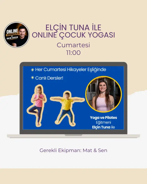 4–6 Yaş Çocuklar İçin Online Yoga - Temmuz 2026