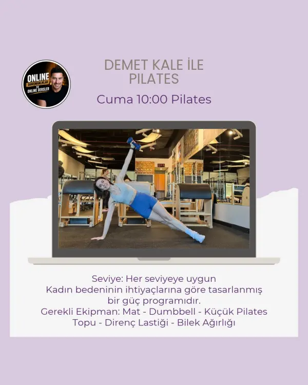 Demet Kale ile Pilates - Ekim 2026